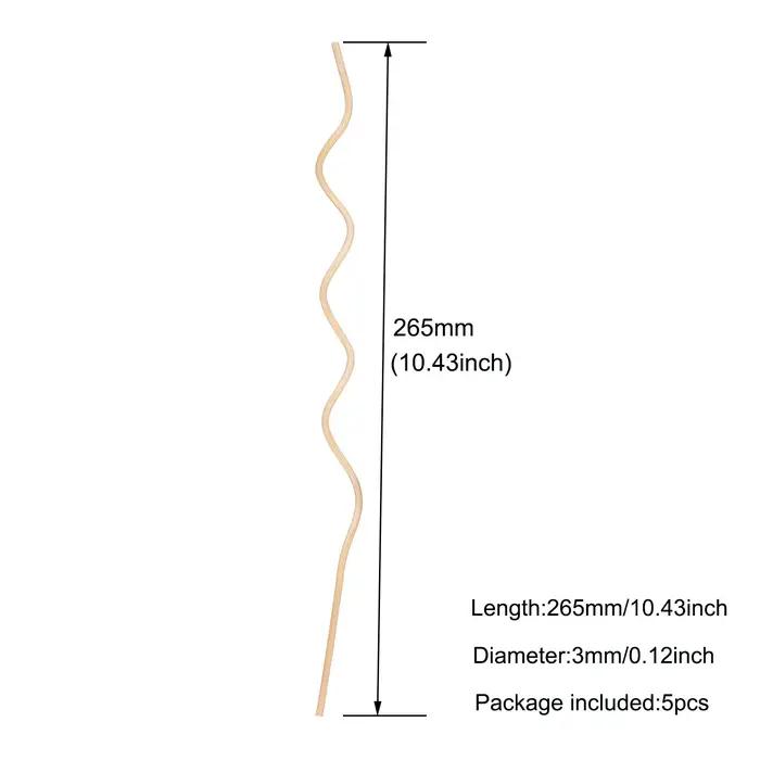 Bâton de remplacement pour diffuseur de roseaux de 3mm