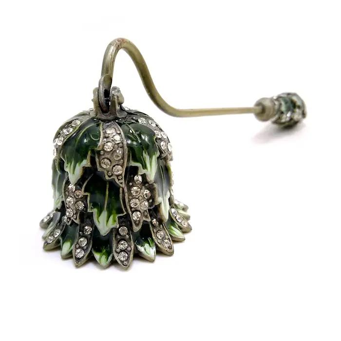 Outil d'extinction de bougie vintage avec couvercle pour pot de bougie aromatique, décoration d'intérieur, support artisanal et cadeau pour les amateurs de bougies