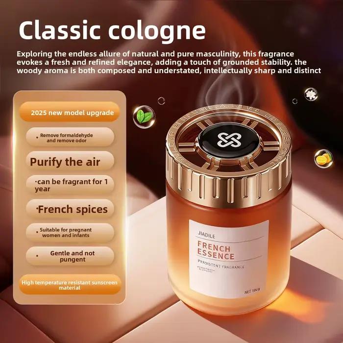 Baume aromatique solide pour voiture, éliminateur d'odeurs, parfum longue durée, ornement parfumé ha