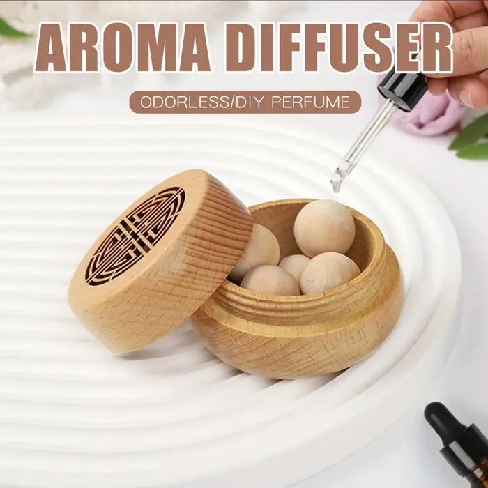 Diffuseur de parfum portable sans parfum en bois pour salon chambre à coucher voiture et autres pièces occasionnels cadeaux