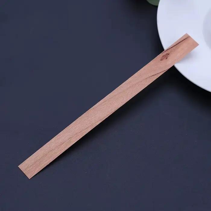 Mèches de bougie en bois pour bricolage artisanal non toxiques variées en couleur pour créer des ambiances douces et saines à offrir pour occasions spéciales