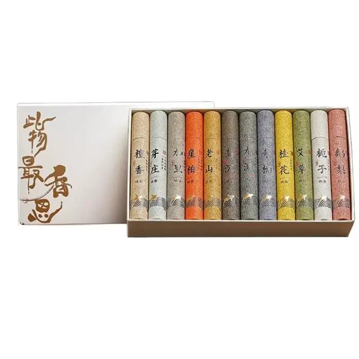 Coffret Cadeau d'Encens à 12 Saveurs - Pour la Maison