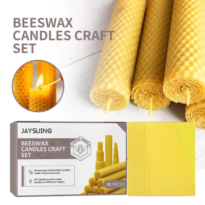 Feuilles de cire d'abeille pour la fabrication de bougies
