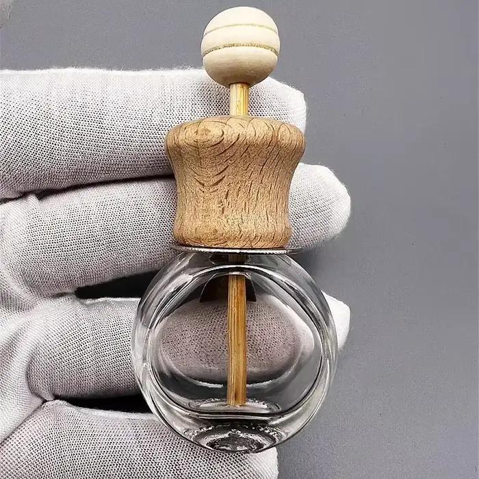 1 Pack Diffuseur de Parfum pour Voiture à Clipser, Bouteille en Verre Vide pour Huiles Essentielles, Décoration d'Aromathérapie