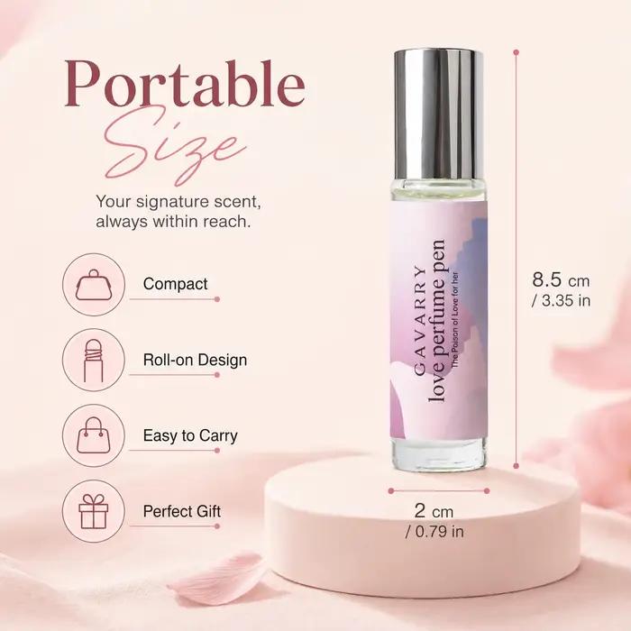Huile de phéromones citron-bergamote 10ml - Huile de parfum subtile au jasmin, Eau de Toilette originale, Huile de parfum longue durée pour les rendez-vous