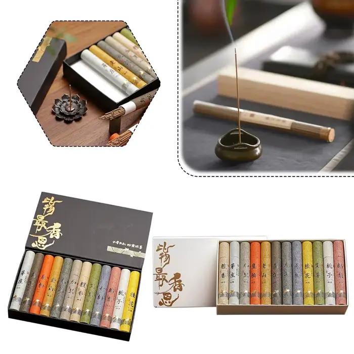 Coffret Cadeau d'Encens à 12 Saveurs - Pour la Maison