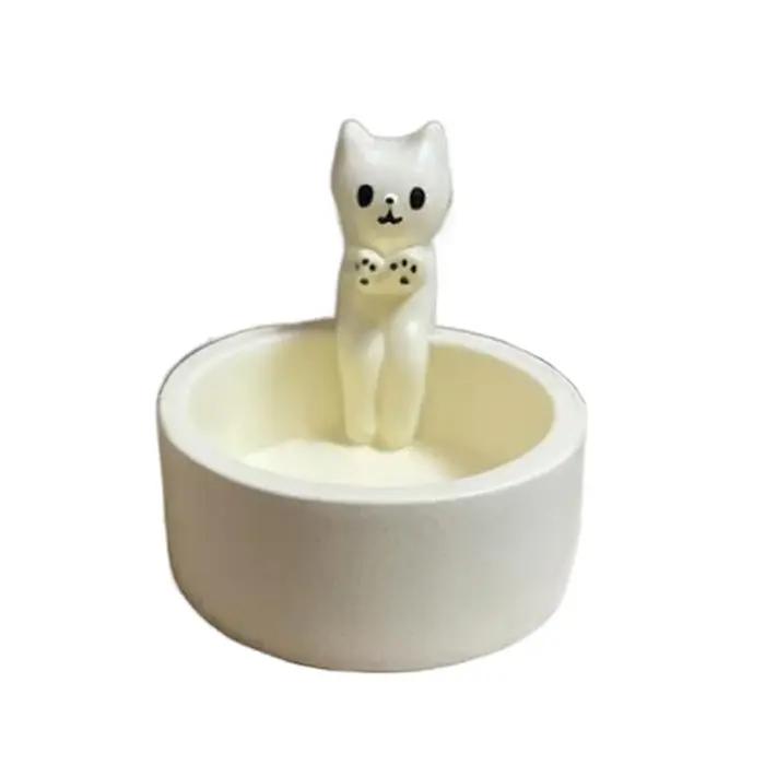 Bougeoir chaton mignon JETTING chandelier d'aromathérapie créatif de dessin animé pour la décoration de la maison occasions spéciales