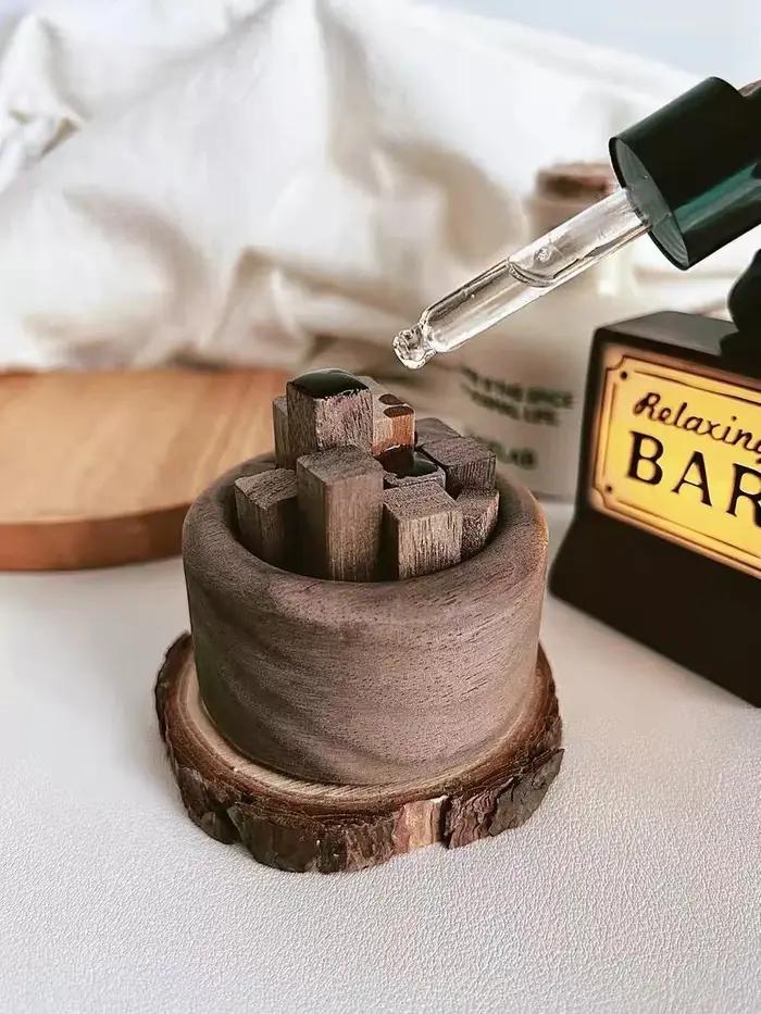 Parfum d'intérieur d'aromathérapie en bois créatif