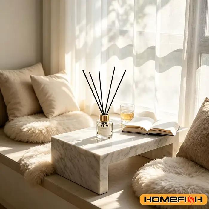 50 bâtonnets diffuseurs de 3 mm x 20 cm, recharge de parfum, bâtonnets en fibre noire épais pour diffuseurs d'huiles essentielles