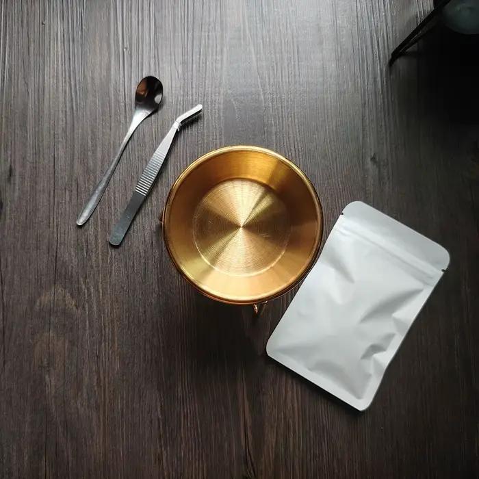 Brûleur et ensemble d'encens 50g, bougie minimaliste d'encens de qualité supérieure, chauffe-encens chauffant pour résine, poudre d'huile d'encens