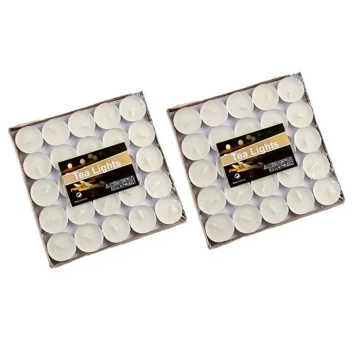 Bougie chauffe-plat en cire de paraffine
