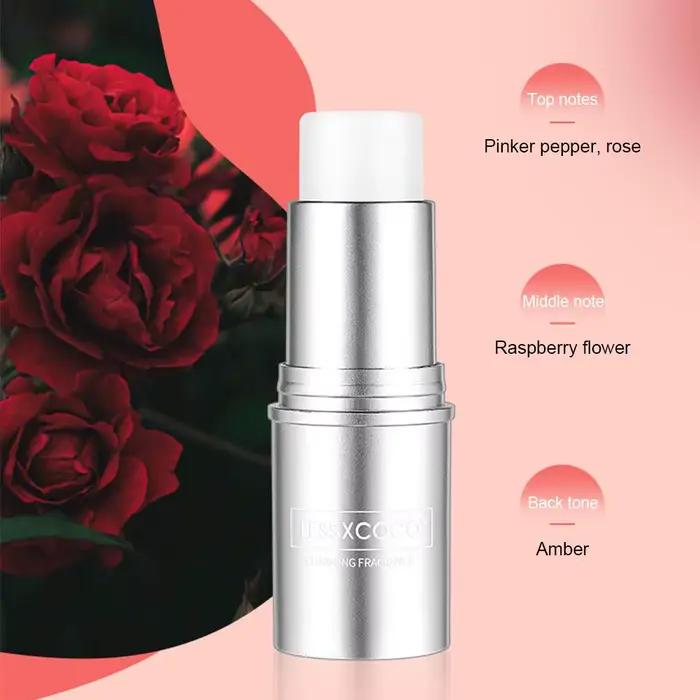 Lessxco Baume solide parfumé charmant, parfum léger, longue durée, naturel et frais, portable, unise