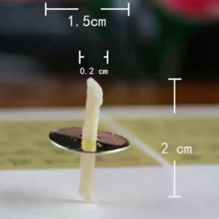 Kit DIY de fabrication de bougies à mèche de lampe à huile avec pince