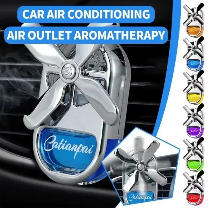 Diffuseur de parfum pour voiture, ventilateur de sortie d'air, accessoires de parfum pour voiture, articles de décoration intérieure, parfum longue durée