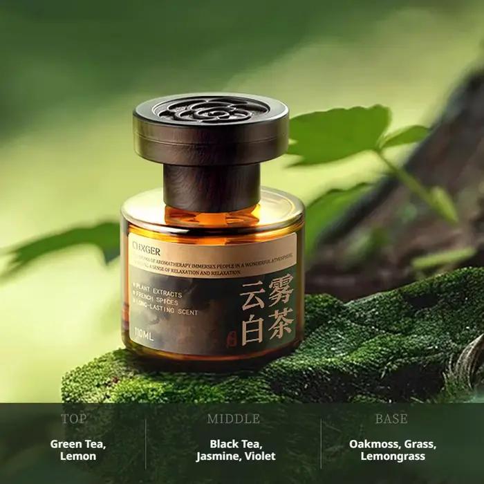 Parfum de voiture 110 ml, diffuseur d'huiles essentielles longue durée, éliminateur d'odeurs pour la décoration intérieure de la voiture et de la maison