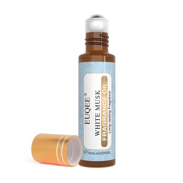 Huile de Parfum Roll-On EUQEE Huile Florale Sans Alcool Pour Femmes Occasions Spéciales Longue Durée Portatif Compact