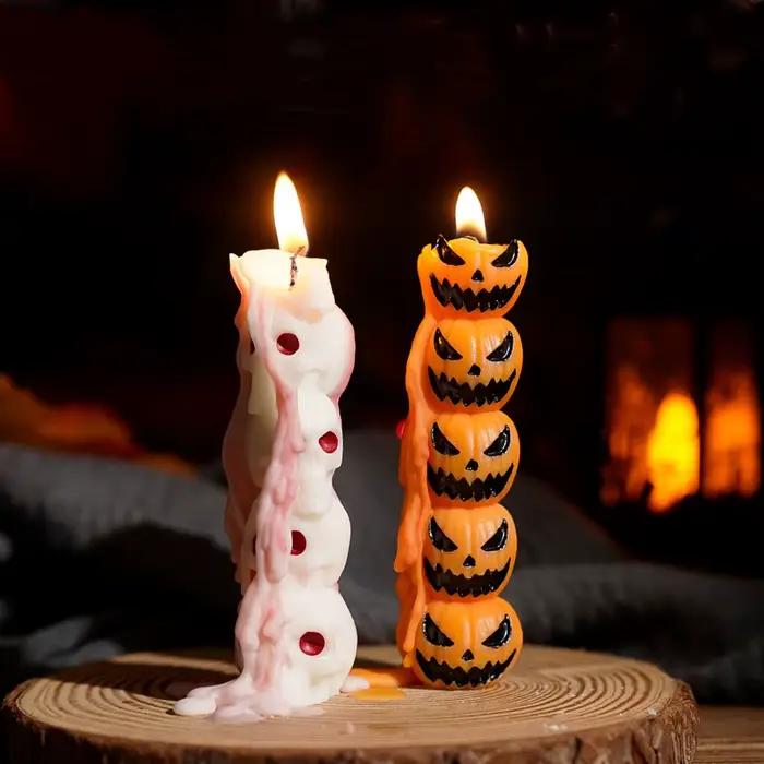 Bougies d'aromathérapie pour Halloween