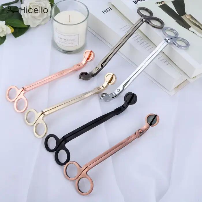 Coupe-mèche de bougie en acier inoxydable