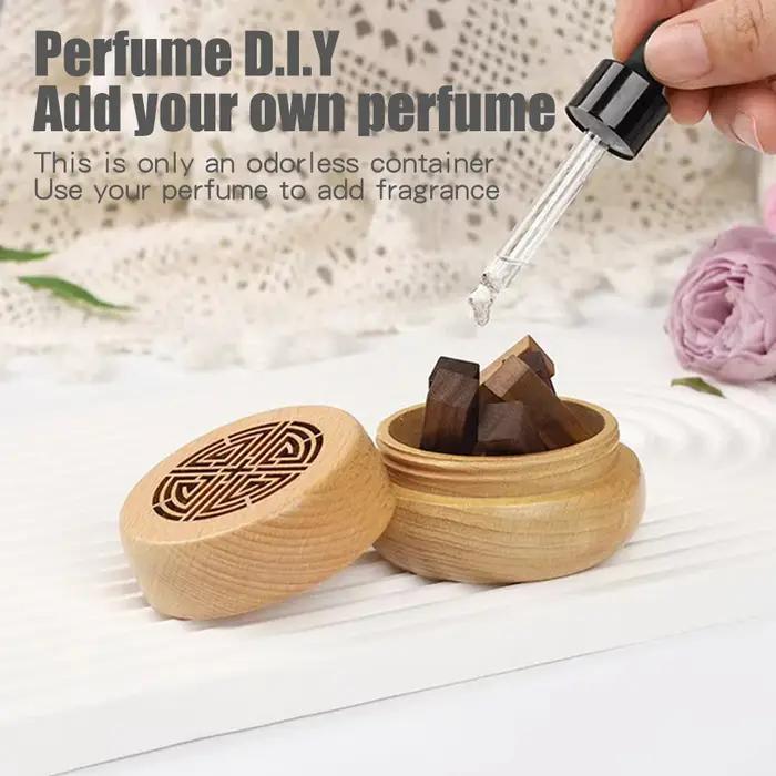 Diffuseur de parfum portable sans parfum en bois pour salon chambre à coucher voiture et autres pièces occasionnels cadeaux