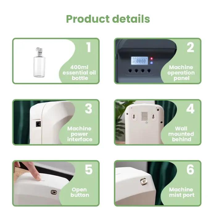 NAMSTE nouveau diffuseur d'arôme électrique Bluetooth 1000m3 diffuseur huile essentielle aromathérap