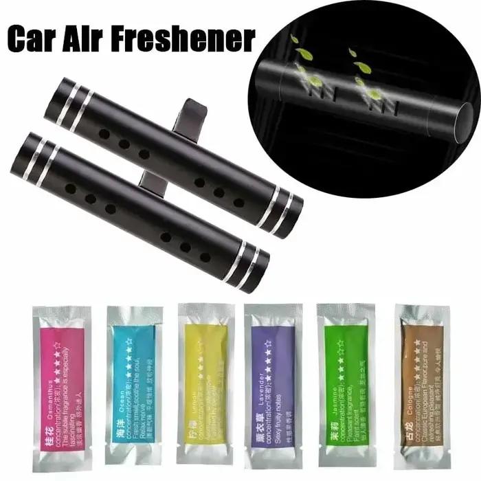 Parfum de voiture à fixation aérateur, parfum naturel, tiges nanofibres, réglage d'intensité, adapté à tous types de bouches d'aération, pour véhicules et espaces intérieurs