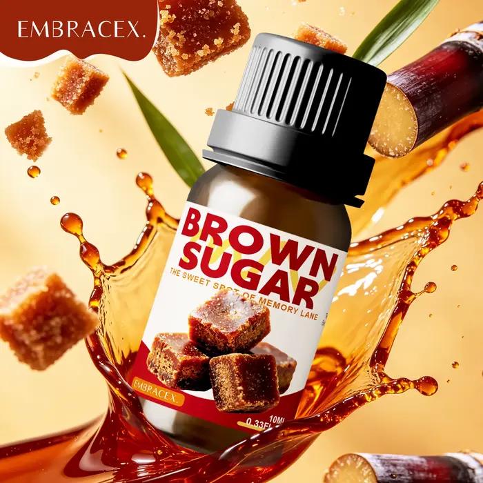 Huile parfumée au sucre brun 10 ml, parfum chaleureux, cadeau d'automne, huile pour diffuseur, parfu