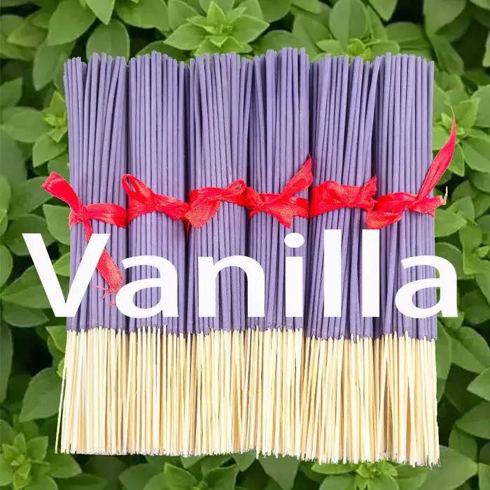 Bâton d'aromathérapie parfumé à la vanille avec une fragrance longue durée. Arôme naturel adapté au yoga