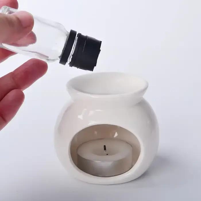 Brûleur d'arôme en céramique pour diffusion d'huiles essentielles, brûleur d'encens, décoration de maison, cadeau pour la famille et les amis