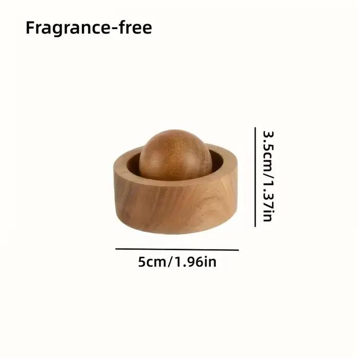 Diffuseur d'arôme rotatif en bois pour diffuseur de voiture et de chambre à coucher, désodorisant, cadeau idéal pour la maison