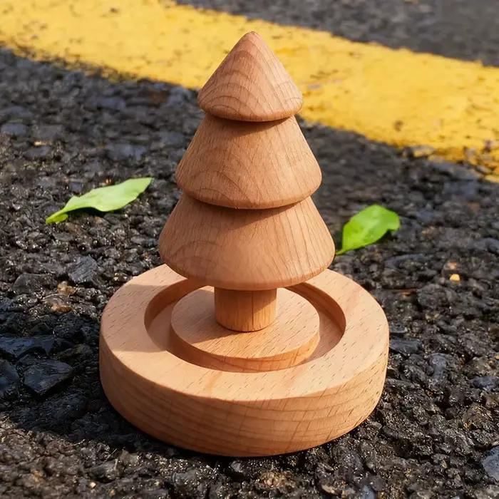Mini diffuseur d'huiles essentielles en bois, Design d'arbre de noël, décoration de voiture, chambre à coucher, salle de bain, parfum de maison, cadeau idéal, huile essentielle d'air