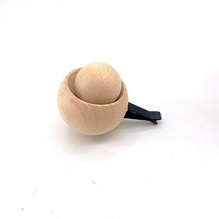 Diffuseur d'huiles essentielles pour voiture et maison - Fabriqué en bois, mini diffuseur de parfum
