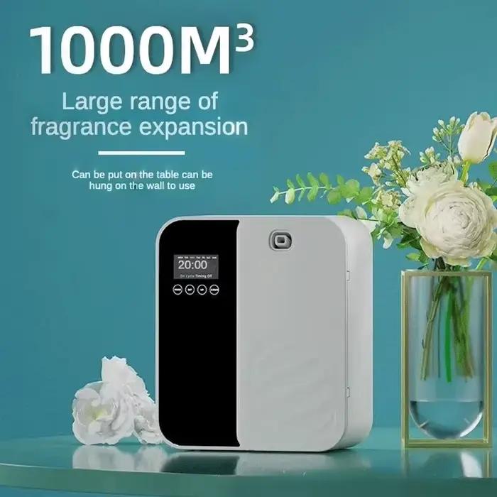 Distributeur d'odeur électrique 1000m3, diffuseur de parfum mural Bluetooth, diffuseur d'arôme professionnel, odeur électrique pour la maison