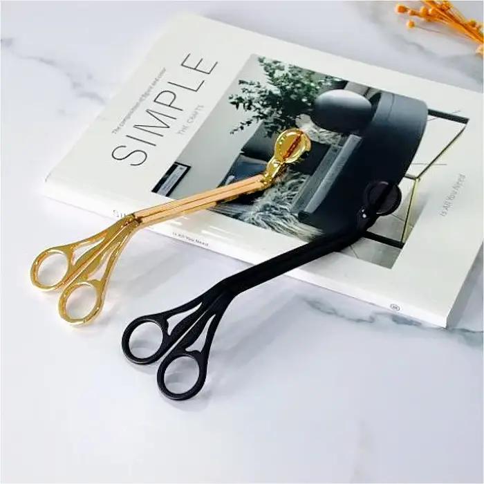 Outil de soin coupe-mèche de bougie en acier inoxydable pour les amateurs de bougies multifonctionnels et élégants pour l'intérieur et les occasions spéciales