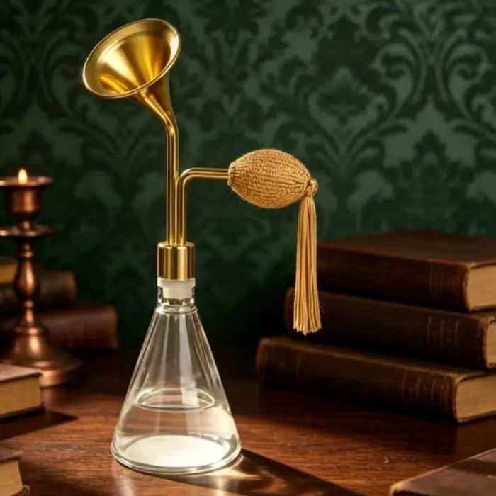 Flacon d'huile essentielle parfumée style pompon, bouteille de dégustation pour magasin de parfums et senteurs de vin