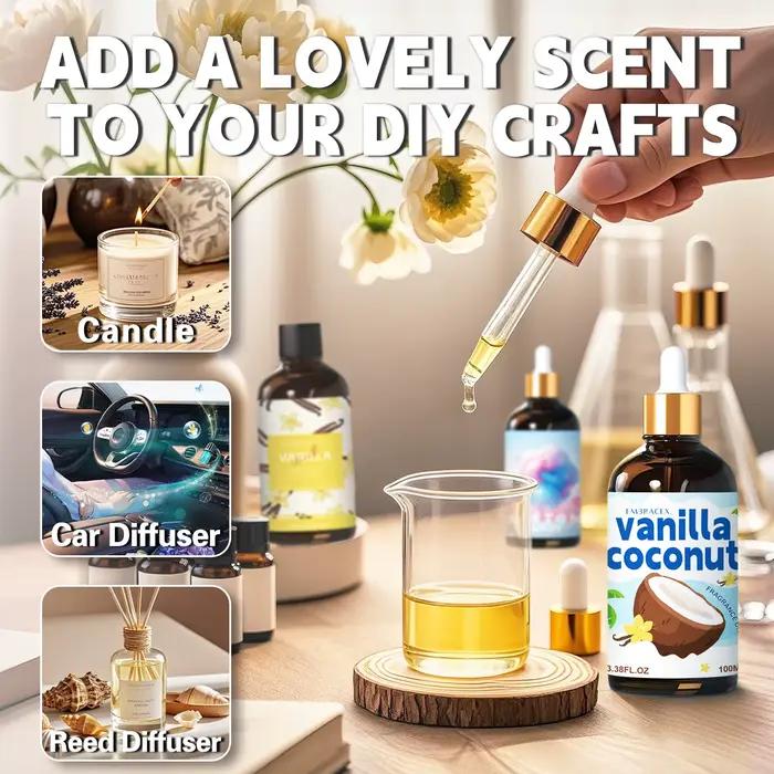 Huile essentielle EmbraCex pour la fabrication de bougies et l'aromathérapie, parfum sucré et longue durée, cadeau romantique pour les amis et la famille