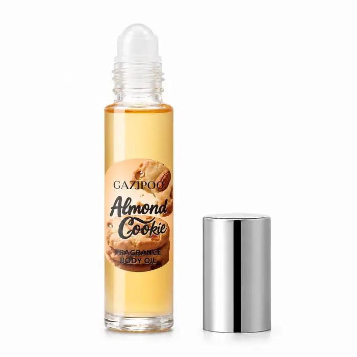 Huile de phéromone roll-on 10 ml - Huile de parfum portable, parfum gourmand Cookie Almond Caramel V