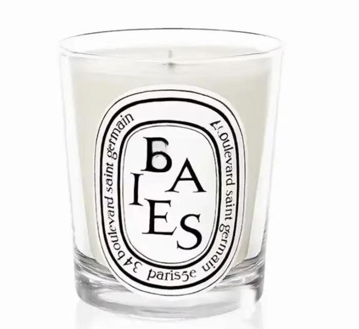Bougie d'aromathérapie parfumée végétale naturelle, parfum français frais et élégant, compagnon d'ai