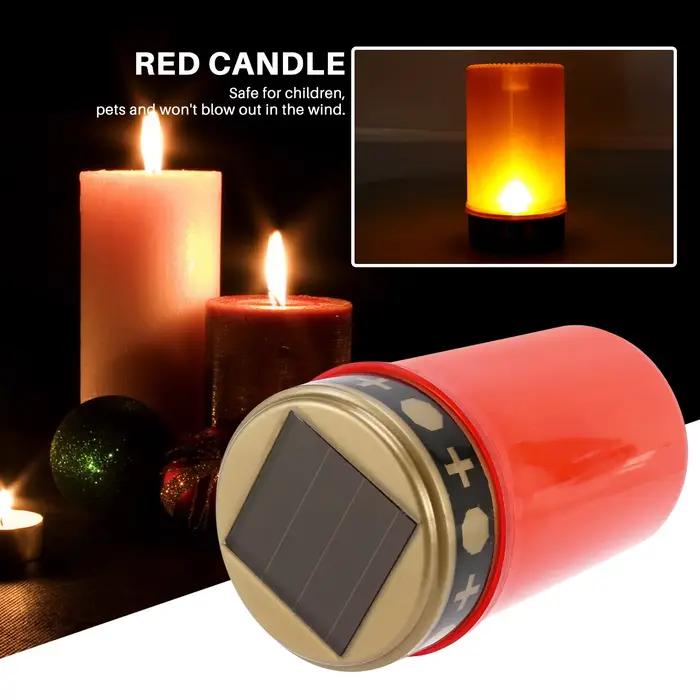 Bougies LED sans flamme pour éclairage sûr et durable, idéales pour la maison, la cuisine, les festivals et les événements extérieurs