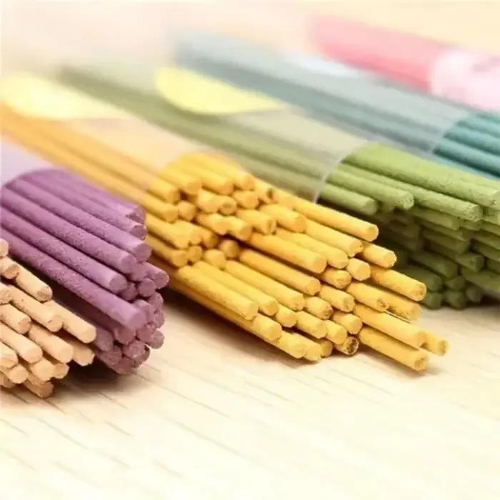 50 bâtons/boîte encens naturel épices pour la maison bois de santal Air propre aromathérapie parfum
