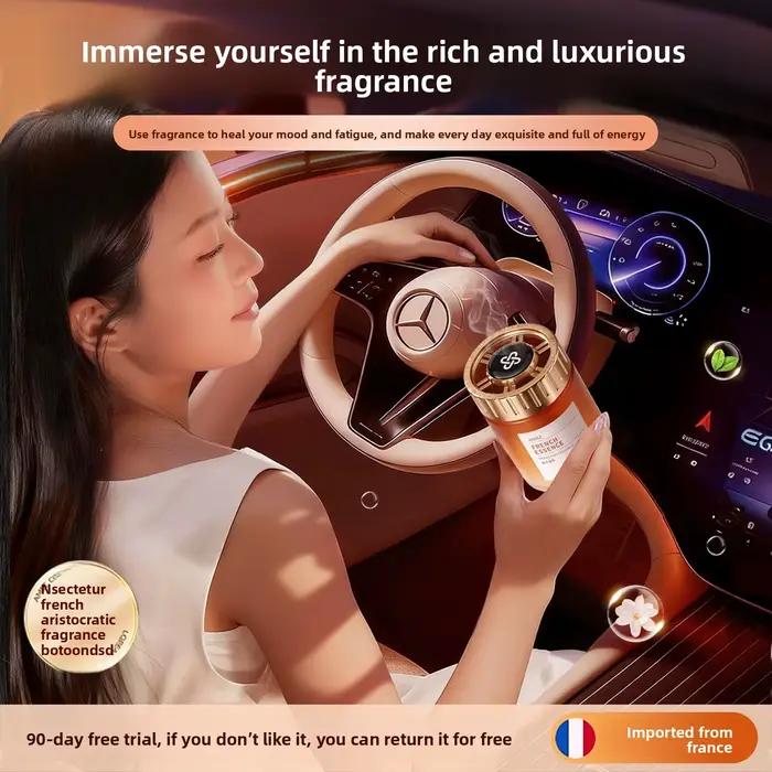Baume aromatique solide pour voiture, éliminateur d'odeurs, parfum longue durée, ornement parfumé haut de gamme pour voiture neuve