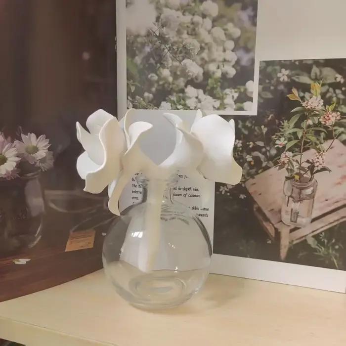 Diffuseur de fleurs d'orchidée en céramique à double tête