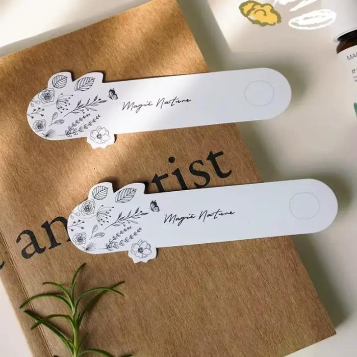 Bandes de test de parfum noires et dorées à motif floral, 100 pièces, haute absorption, sans résidus, pour la détection des senteurs, cadeau pour les amateurs de parfums