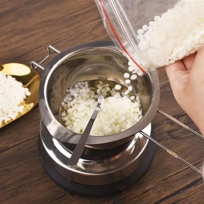 Cire de bougie cire de soja naturelle pour bricolage bougies faisant des fournitures bougies cirées mèches matériel fait à la main cadeau cire de bougie 200g/500/1000g