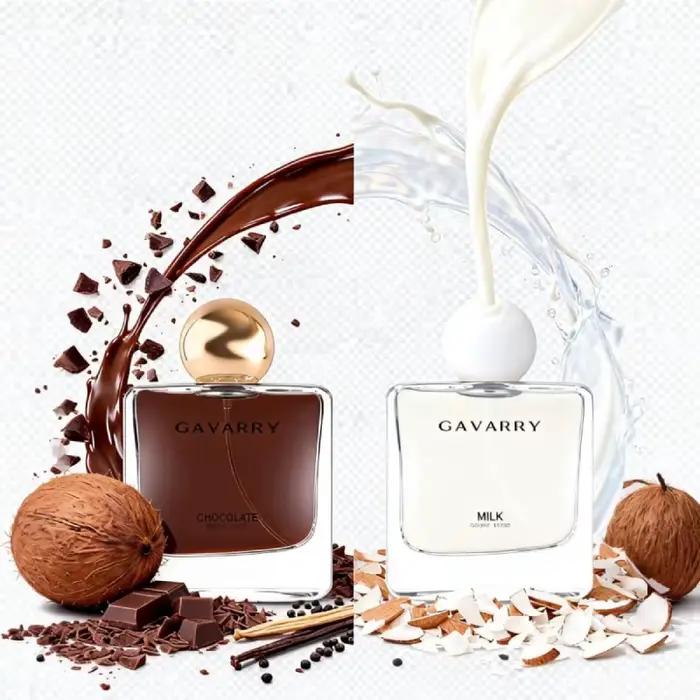 Spray de parfum au lait au chocolat, vanille et noix de coco, parfum gastronomique doux et chaud pour femmes, brume de parfum d'ananas et de cèdre pour moyeux, longue durée