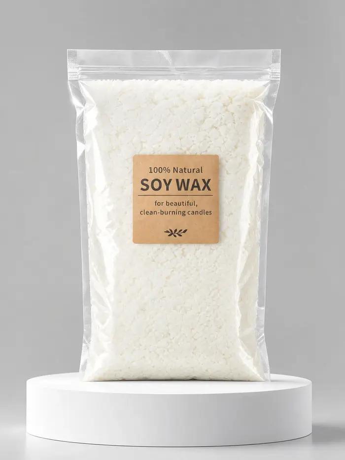 Cire de soja naturelle 1000g pour la fabrication de bougies DIY facile à utiliser et écologique pour diverses occasions et ambiance festive