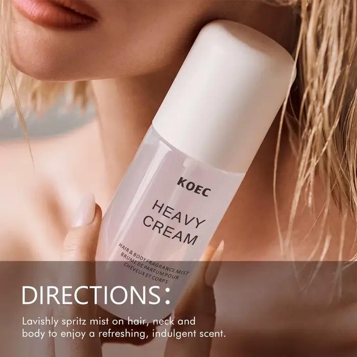 Crème lourde KOEC hydratante et parfumée aux notes de jasmin, vanille, citron et sucre pour femmes occasions spéciales