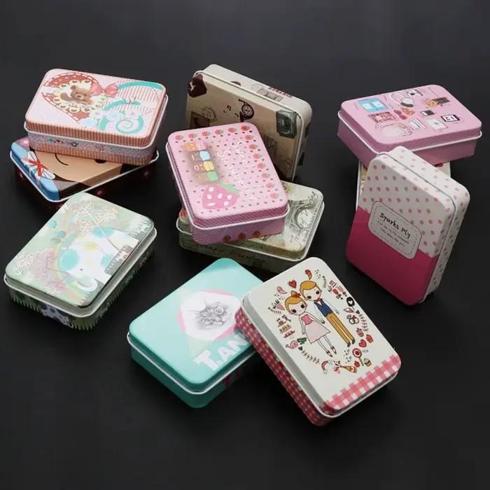 Poinboîte en métal, bocaux à bougies en aluminium 18/pot pour baume à ongles cosmétique bijoux