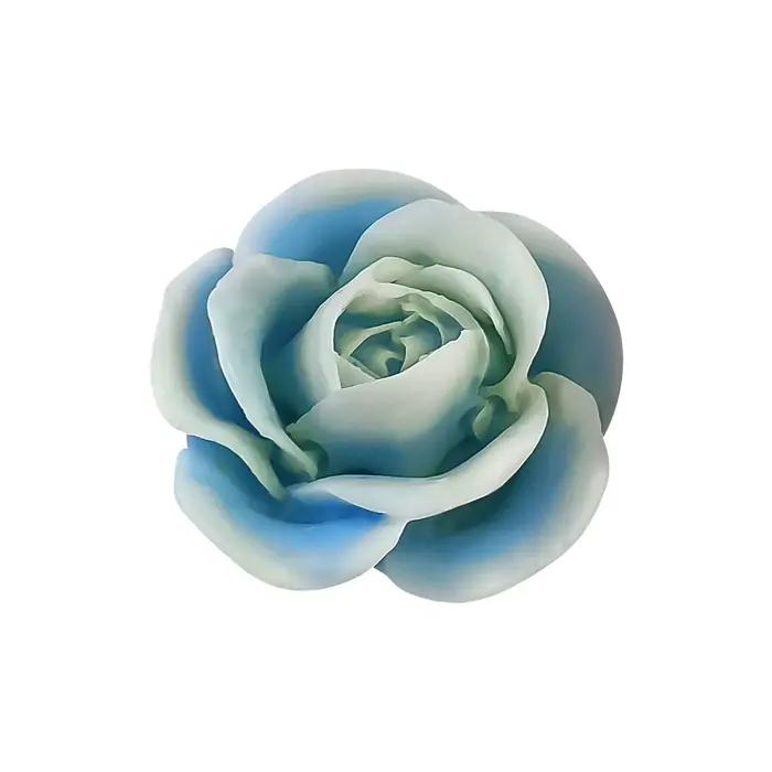 Moule de fabrication de fleurs de bougie parfumée à la main, moule 3D tridimensionnel en forme de Rose, moule de cuisson de gâteau Fondant au chocolat silicone artisanat décoration intérieure occasionnels cadeaux