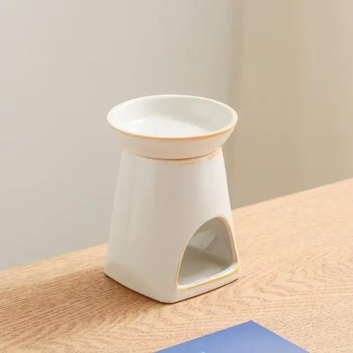 Brûleur d'huiles essentielles en céramique pour purifier l'air et créer une ambiance relaxante à la maison ou au bureau occasions spéciales-decoration-atmosphère-romantique