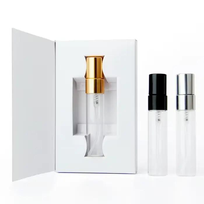 Bouteilles rechargeables personnalisées en verre avec atomiseur pour parfum, logo personnalisable, emballements de parfum vides pour cadeaux, bouteilles rechargeables pour soins personnels